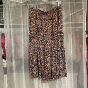 Old Navy Multicolor Floral Maxi Skirt